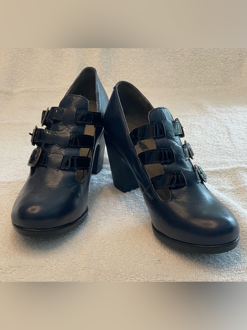 Fly London Blue Kacy Bootie | Size 38 (7.5-8 US)